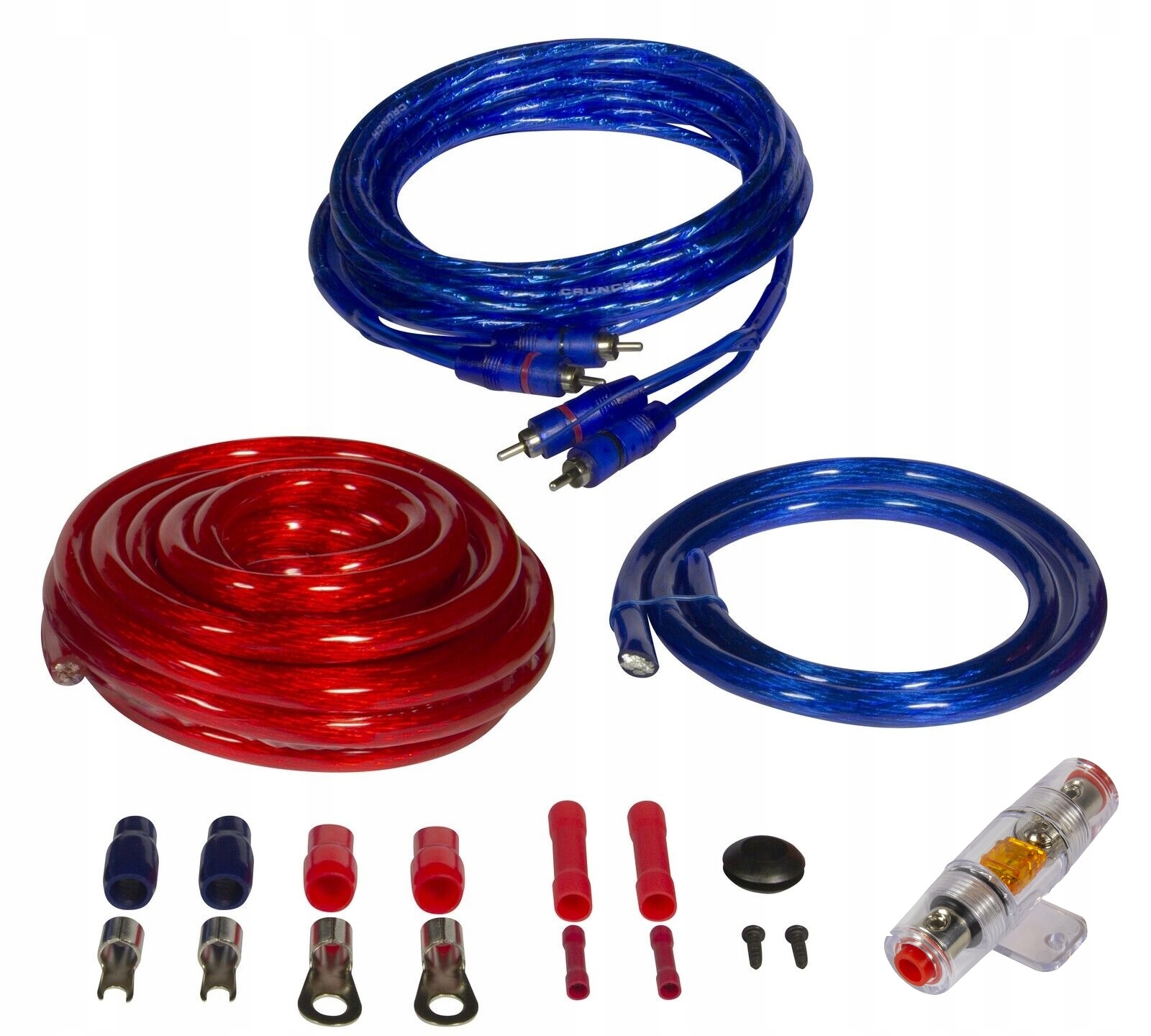 Kabely pro montáž zesilovače, průřez 25 mm2 Crunch CRK25 sada