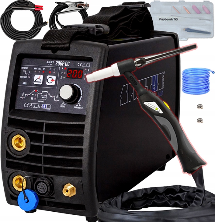 Svařovací Stroj Spartus Easy Tig 205P DC 2T 4T Hf Puls