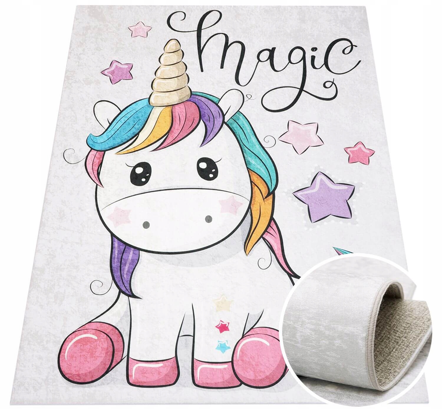 

Dywan Dziecięcy Kolorowy Antypoślizgowy 80x120