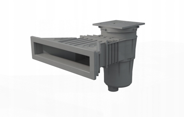 Skimmer Norm 17,5 l z wąskim wlewem Astralpool 56176 Szary