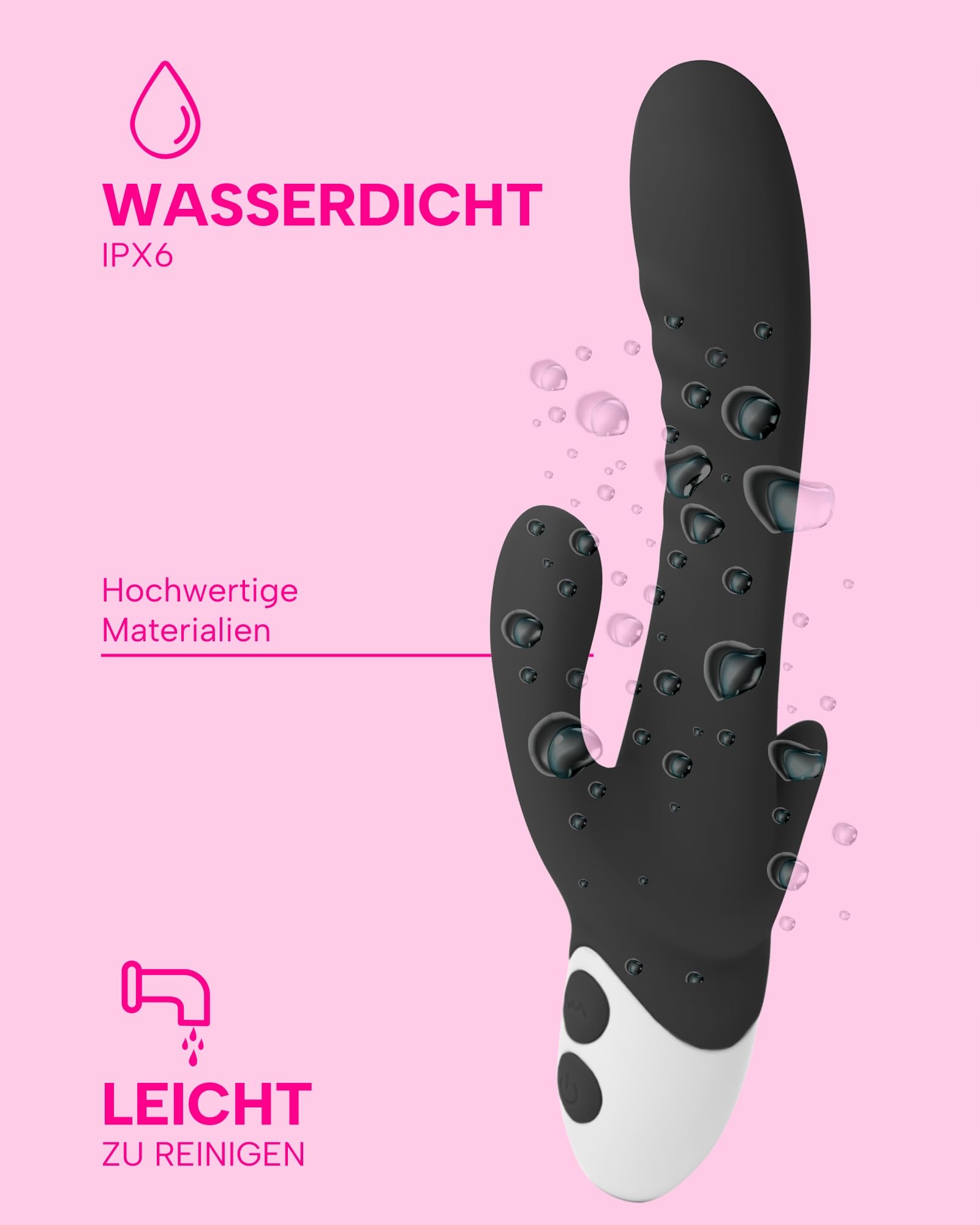 MYSECRETCASE 195cm G-Spot Vibrator 10 Modes USB Clitoral Stimulator — miniatura 4