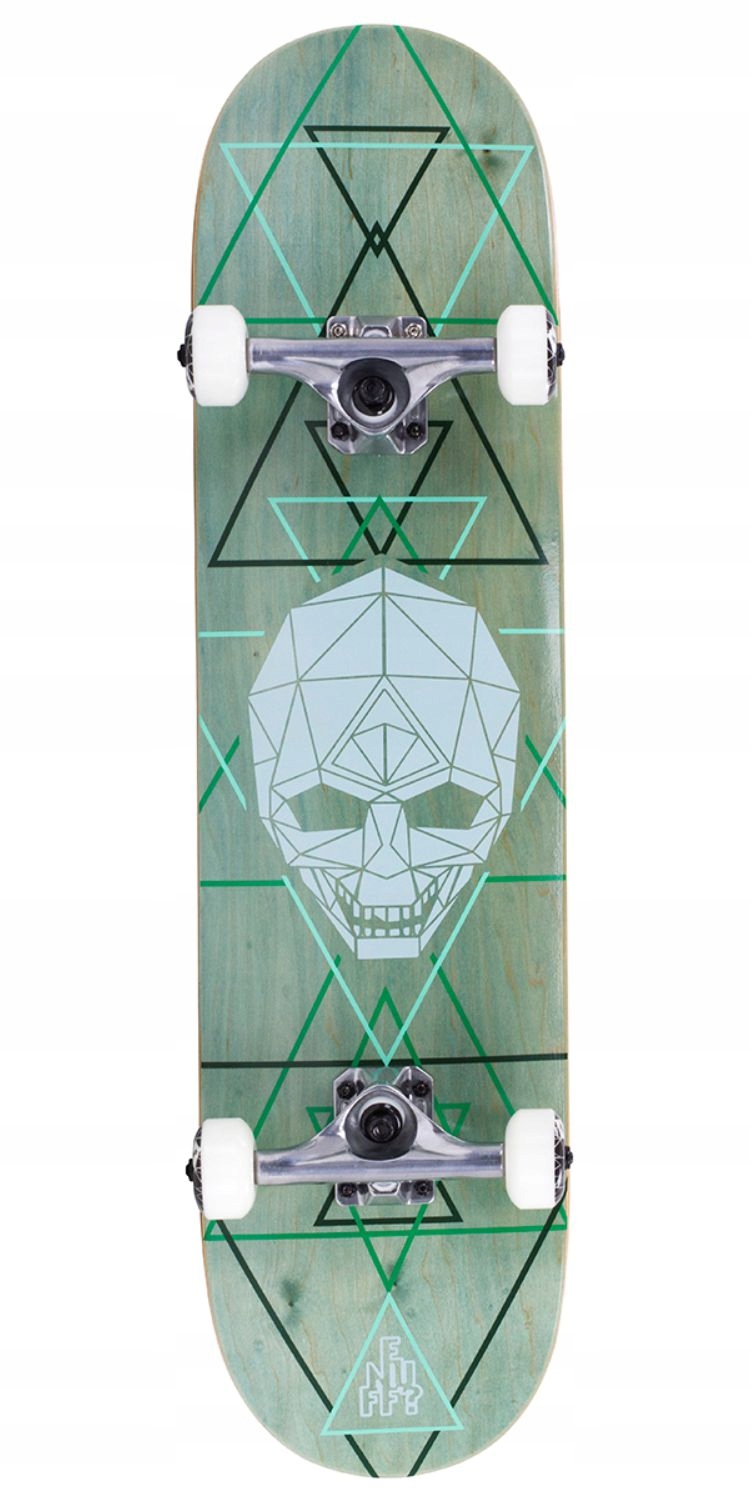 Deskorolka Enuff Geo Skull 8" Green