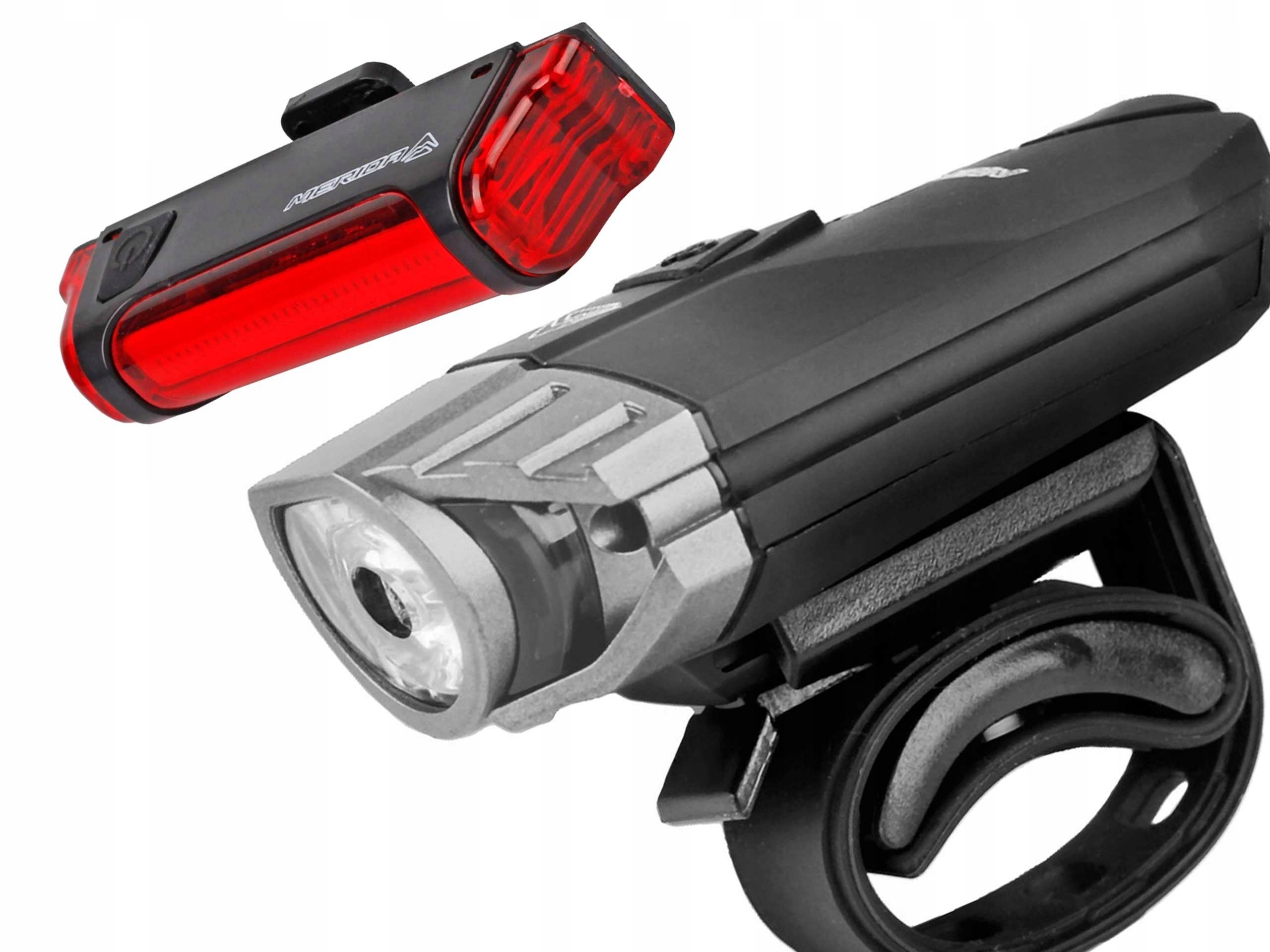 Sada světel na kolo přední a zadní Merida Mothra 300+20 LM