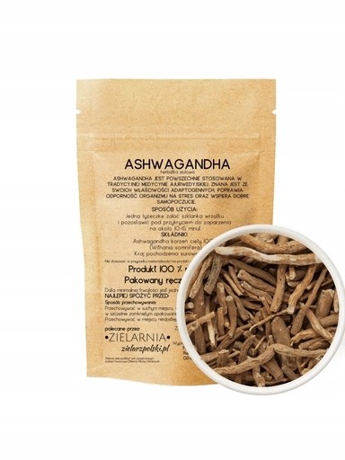 3x Ashwagandha řezaný kořen 50g Zielarzpolski.pl