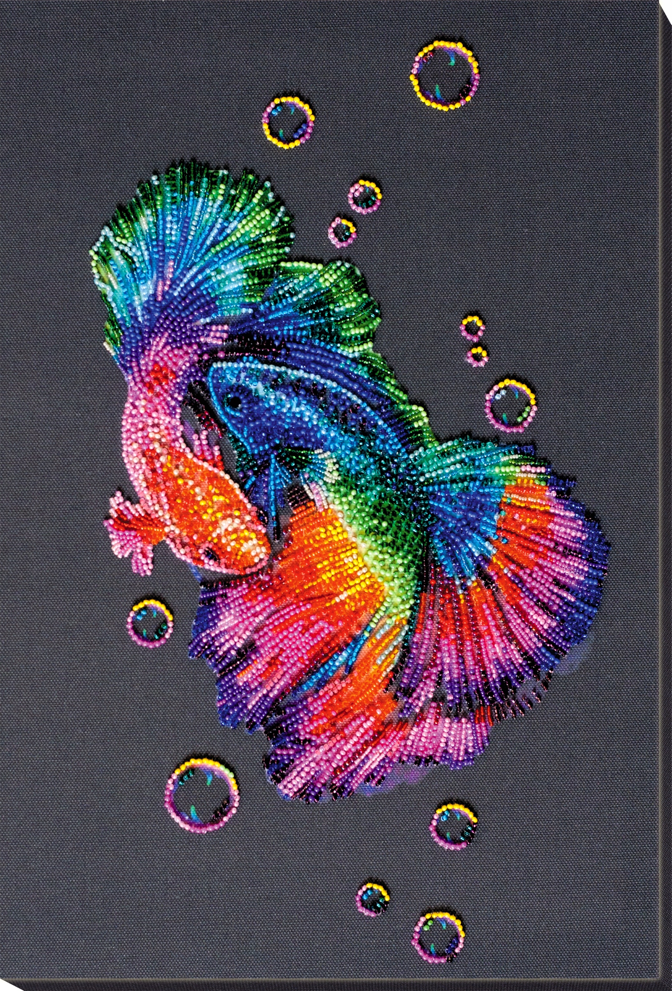 Sada na vyšívání korálků "Rainbow dance" Diy korálková výšivka