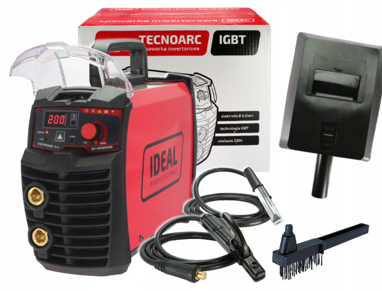 Spawarka Elektrodowa Inwertorowa 200A 60% Tecno Arc 211 Igbt Digital Ideal