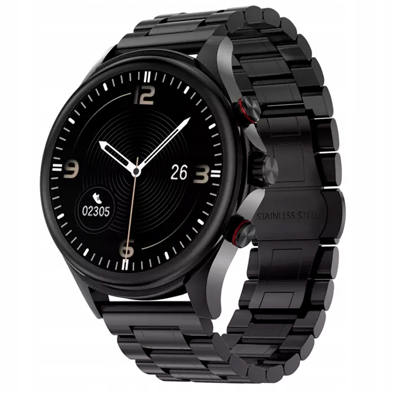 SMARTWATCH ZEGAREK SPORTOWY ROZMOWY MĘSKI SMART WATCH SPORT PULS PULSOMETR