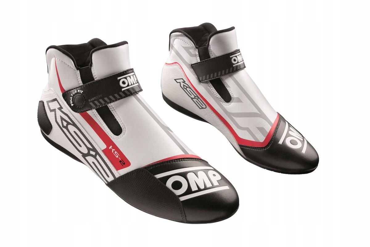 Buty kartingowe OMP KS-2 białe rozm. 47