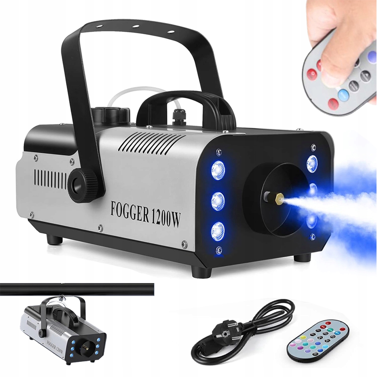Stroj Na Kouř Rgb S Dálkovým Ovládáním Do 50 M, Vysoký Objem Mlhy 160 M3 Min