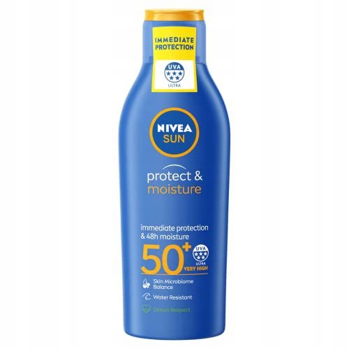 Nivea Hydratační Mléko Spf 50 Na Opalování (protect+moisture Lotion) 200 ML