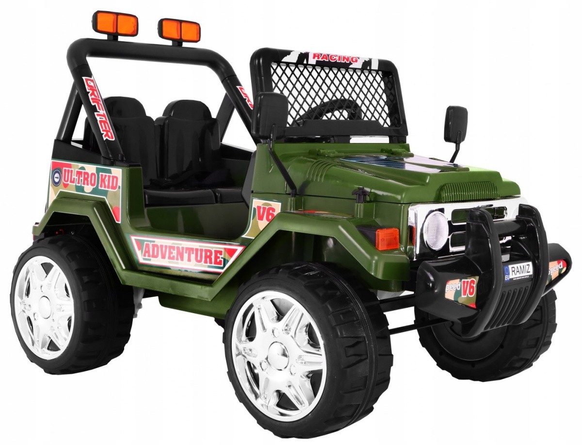 elektryczny Samochód dla dzieci terenówka Jeep Raptor Drifter pilot Prawko