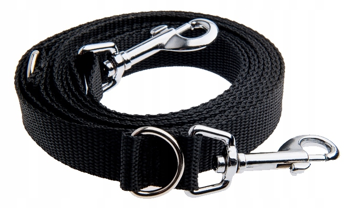 

Smycz przepinana regulowana 280 cm czarna