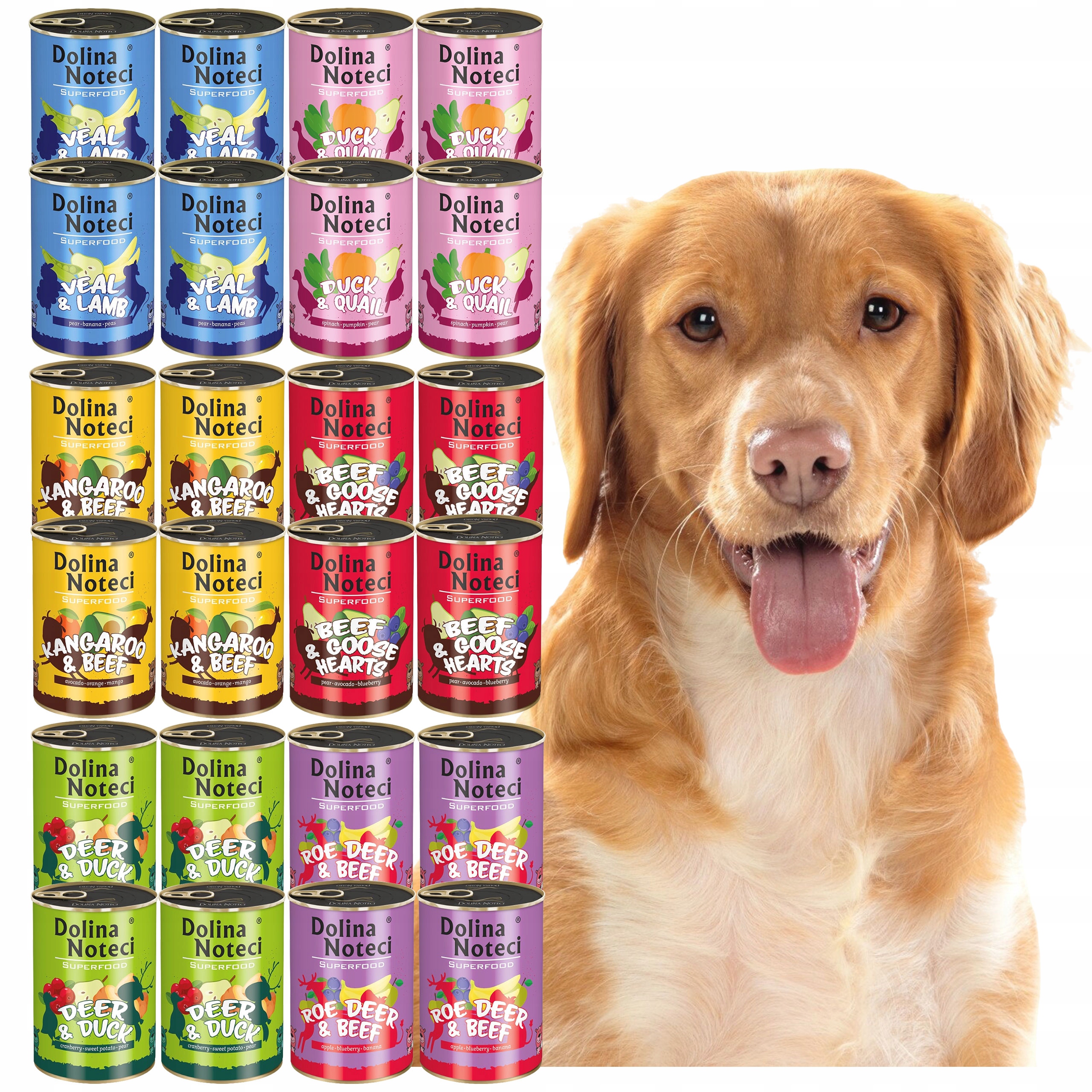 Levně Dolina Noteci Superfood Krmivo mokré pro psa MIX 24 x 400 g