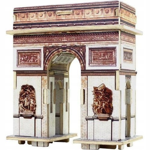 

Puzzle Drewniane 3D Łuk Triumfalny 25EL MJ205