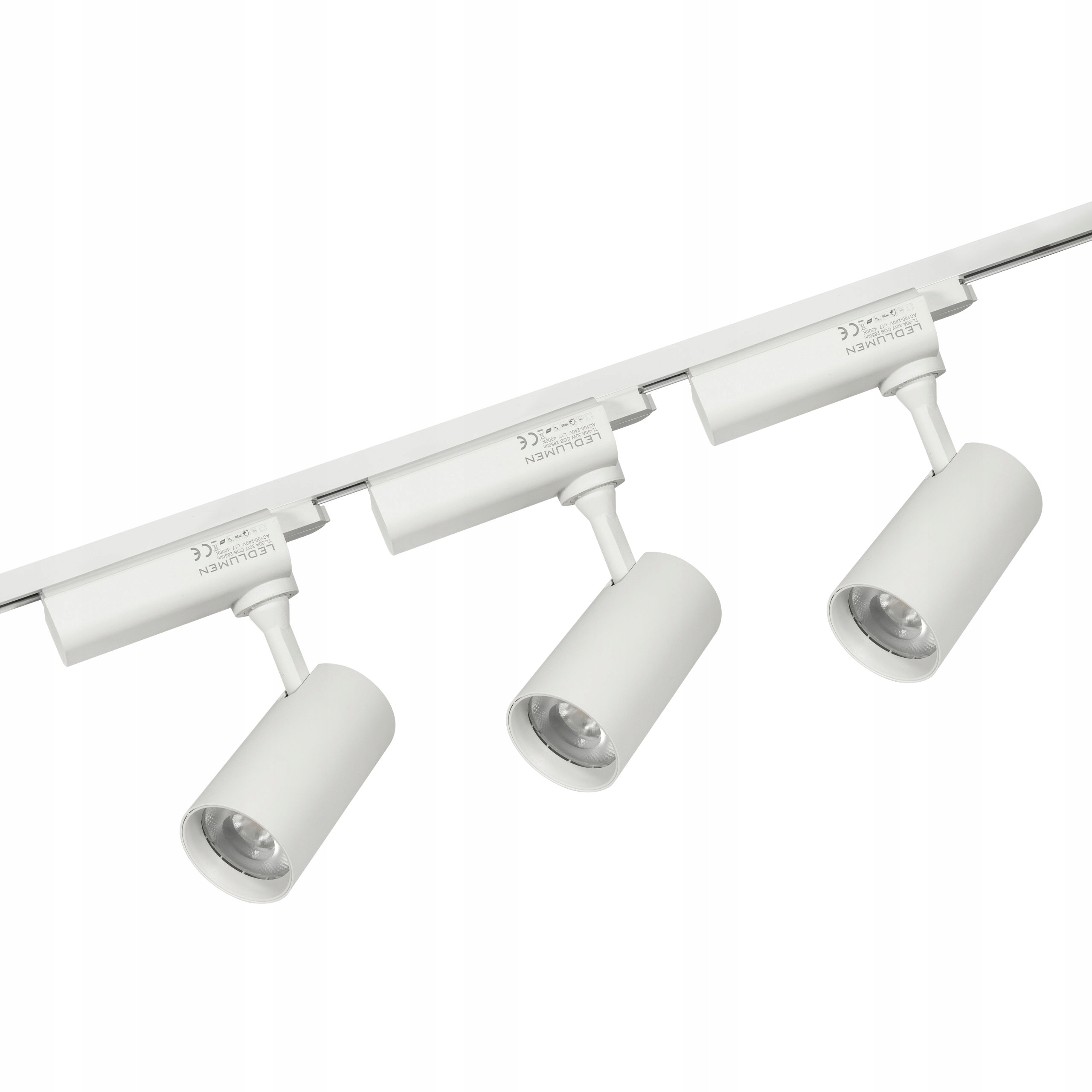 3x Led koľajnicový reflektor Track 30W 2850lm