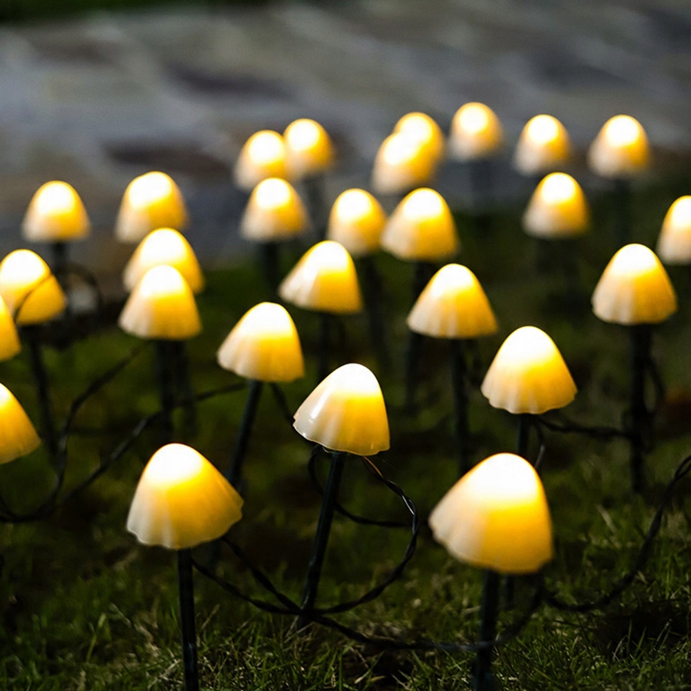 

Lampki Solarne 20 Led Łańcuch Ogrodowy 5M Ciepłe
