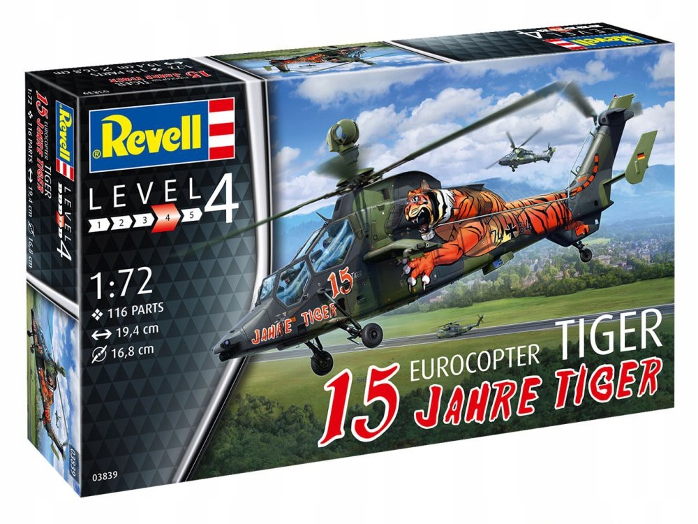 1/72 Vrtulník Eurocopter Tiger 15 Y Revell 03839