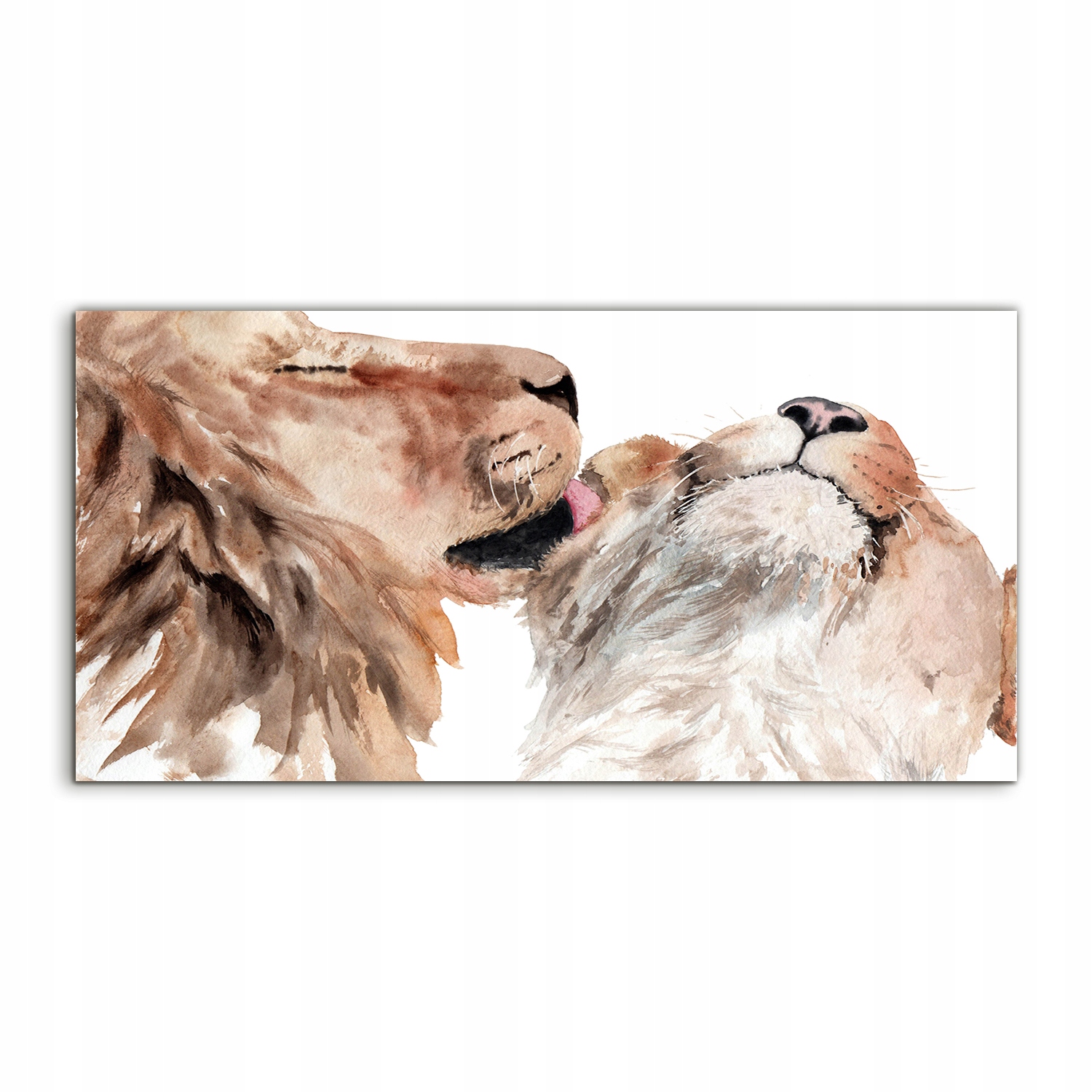 

Obraz akrylowy 120x60 na ścianę Akwarele Lew Kot