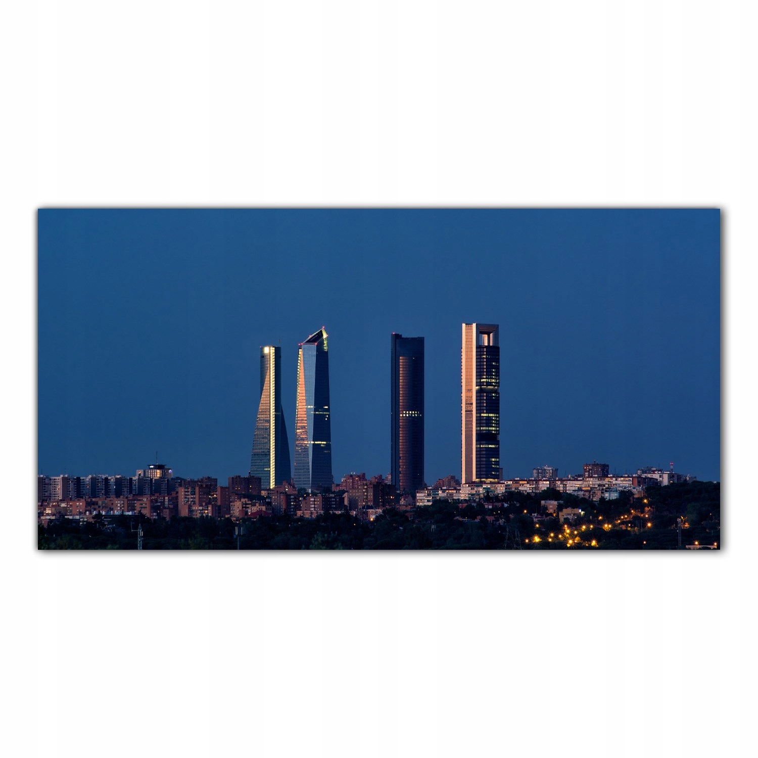 Madrid Město Krajina 140x70 Lacobel do kuchyně