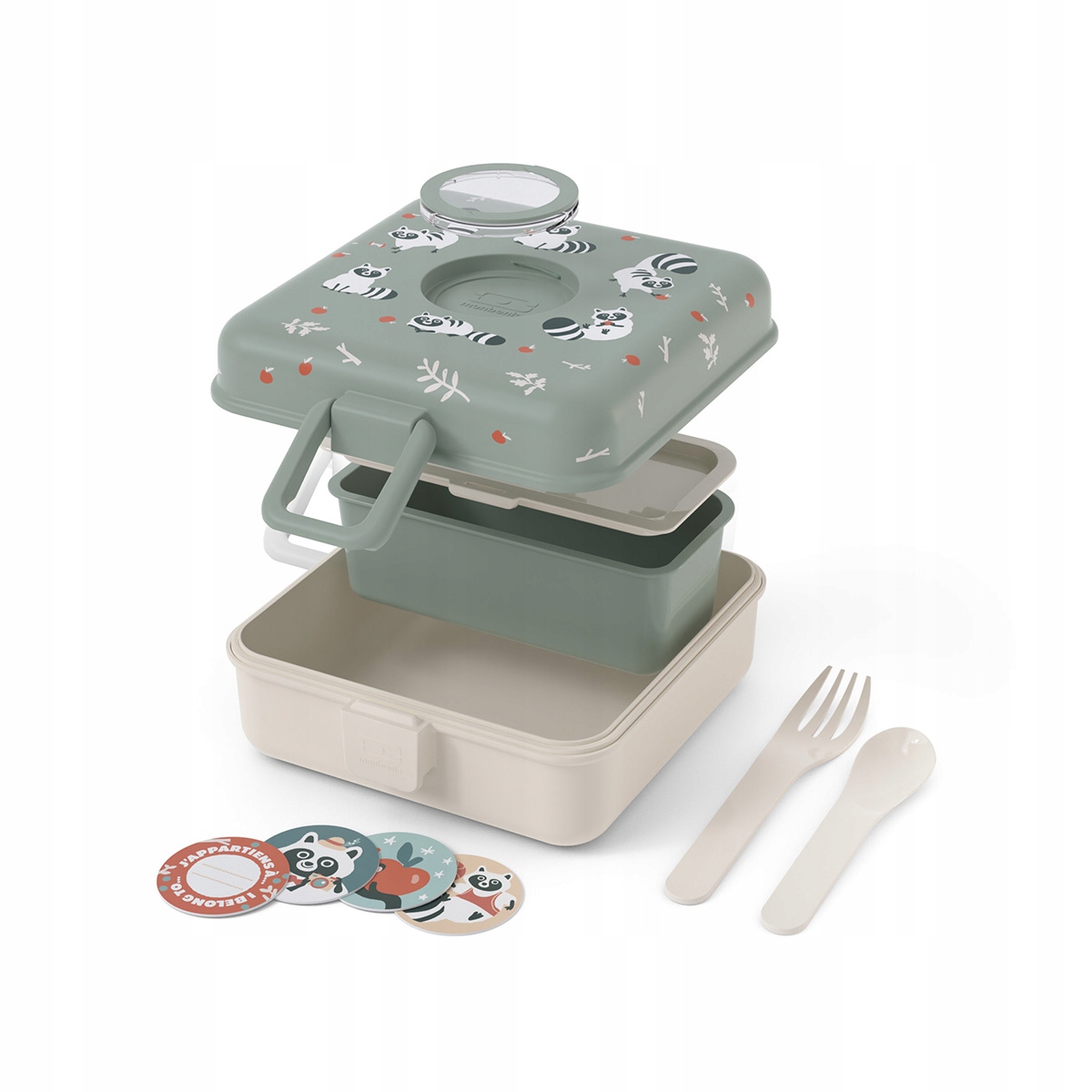 Lunchbox Monbento nádoba na svačinu Snacky 850ML 16x14x7 Racoon