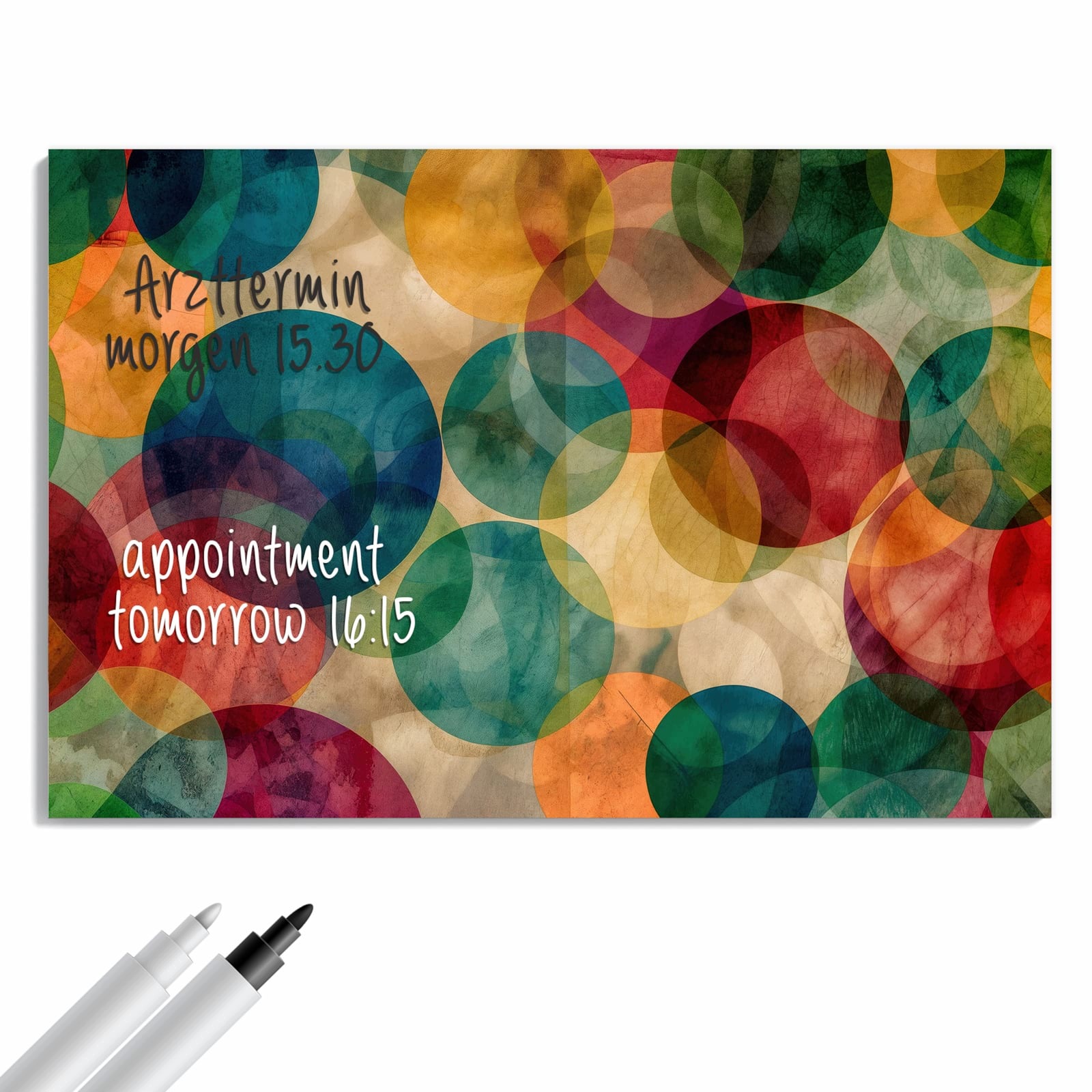 Magnetická tabule Barevné Kolečka 60 × 40 cm