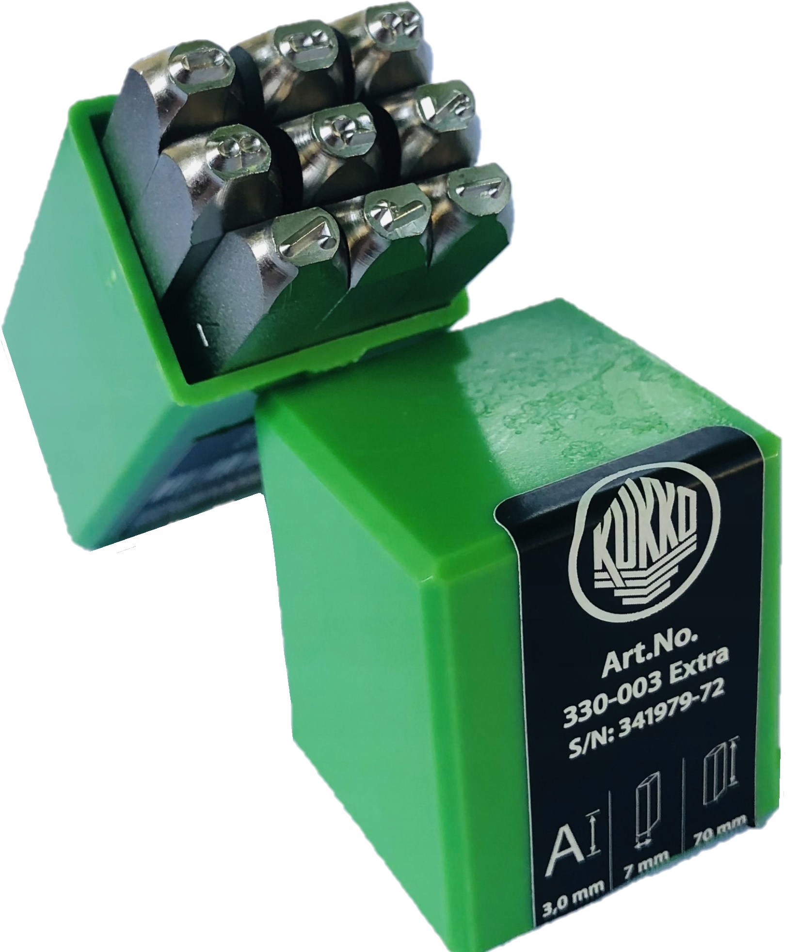 KUKKO Numeratory cyfry 10 mm Made in Germany