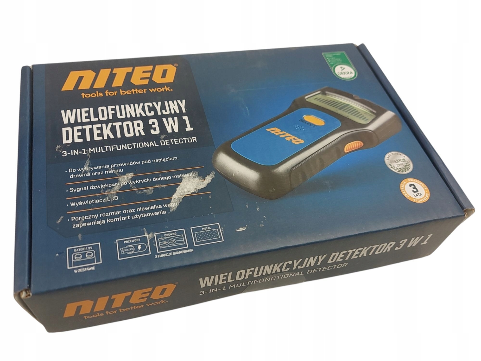 Multifunkční detektor 3v1 Niteo MTO240-22