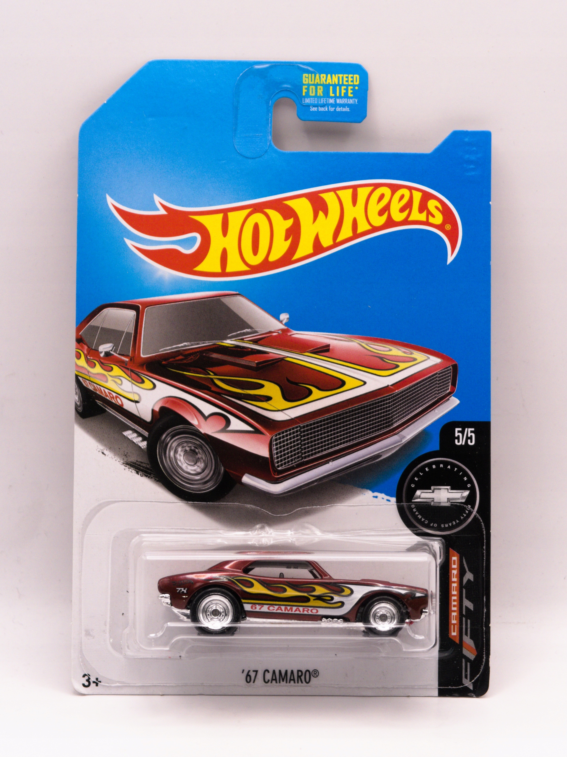 HOT WHEELS Super Treasure Hunt STH '67 Camaro Czerwony