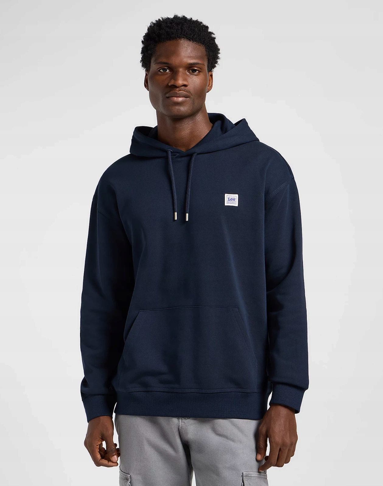 Pánská mikina Lee Ww Hoodie Rivet Navy 112364138 S