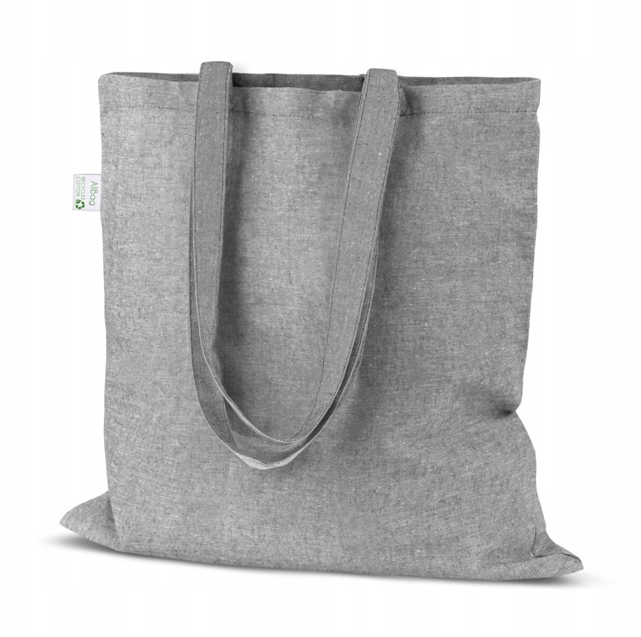 Torba BAWEŁNIANA na zakupy RECYKLING eko torebka Marka Allbag