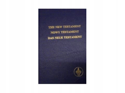 Nowy Testament wydanie w 3 językach -
