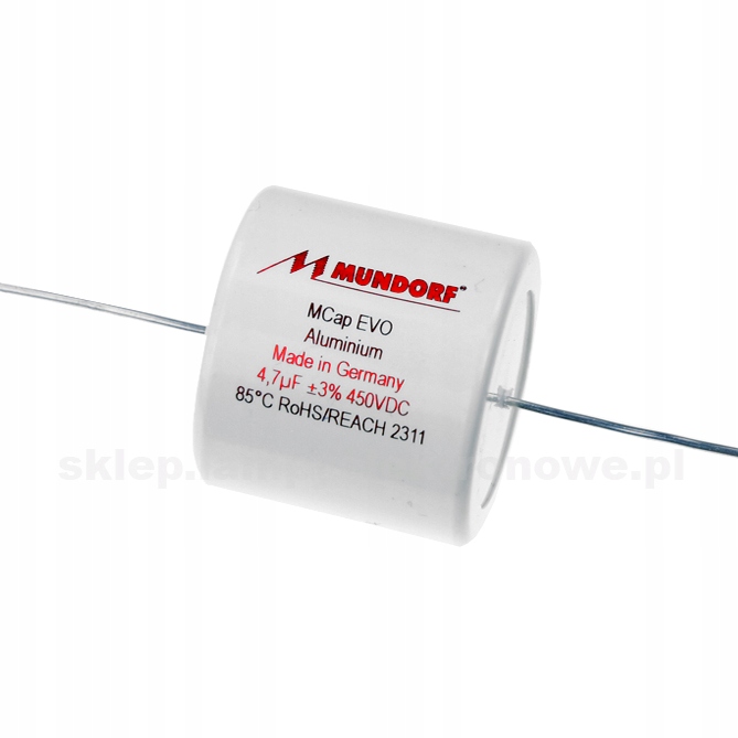 Kondenzátor Mcap Evo Alu 4.7uF 4,7uF 450V Mundorf