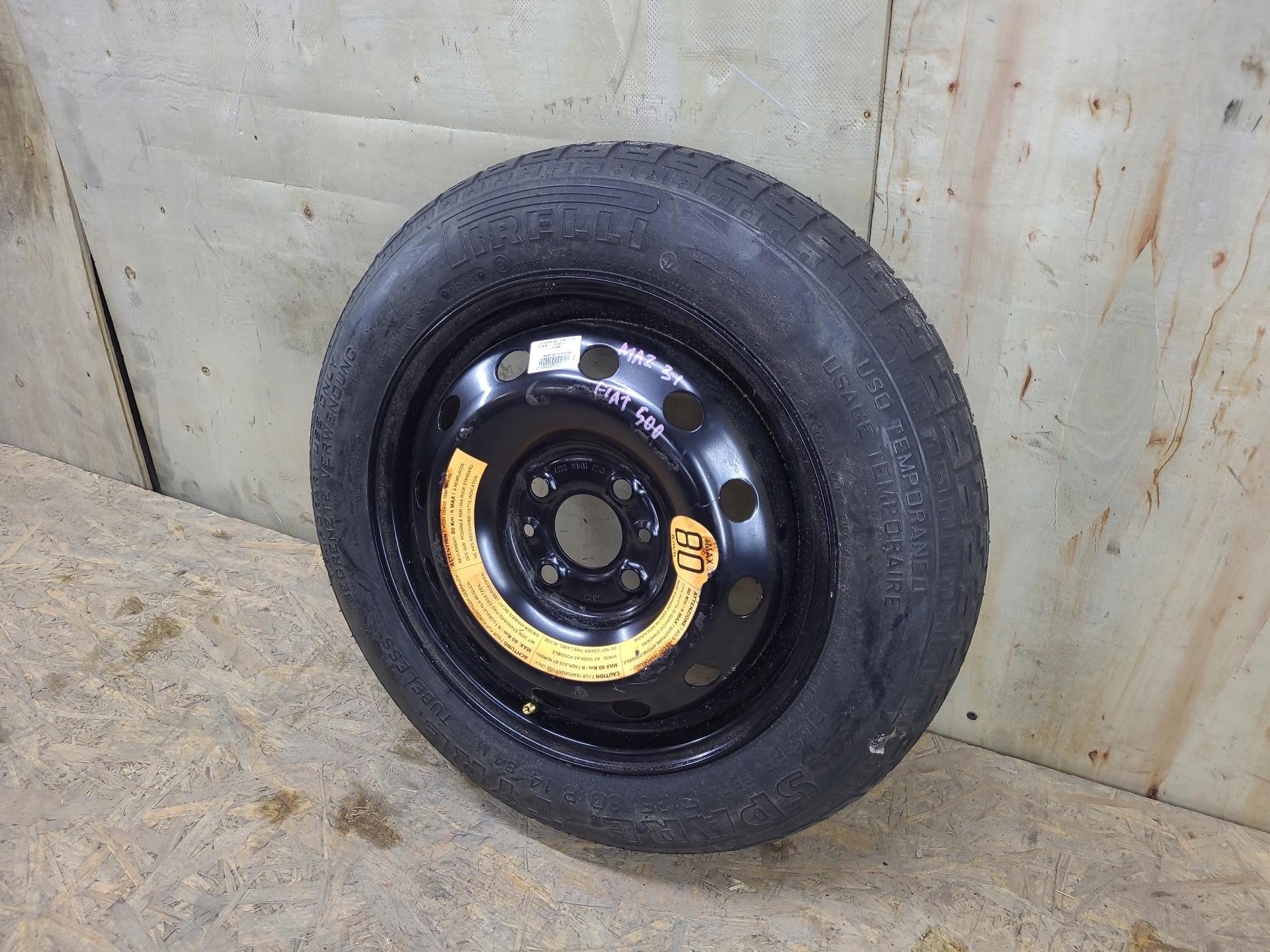 wheel spare Fiat 500 2 2009 1011050
