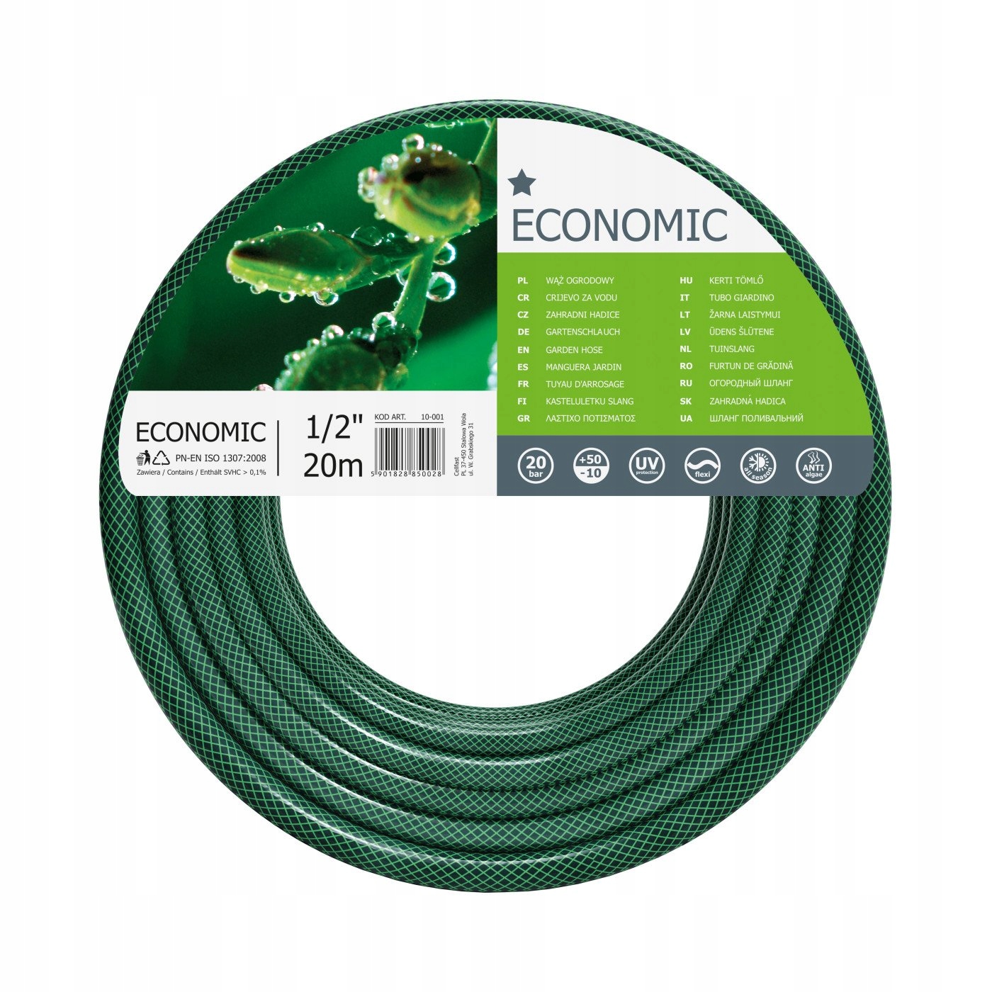 

Wąż ogrodowy Cellfast Economic 1/2 20 m 10-001