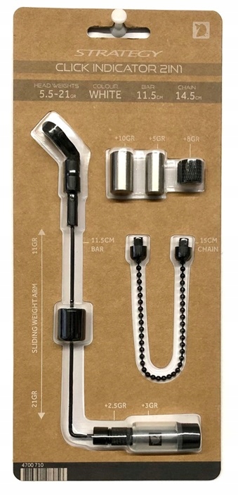 Mechaniczny sygnalizator brań Swinger Click Indicator 2IN1 White Spro