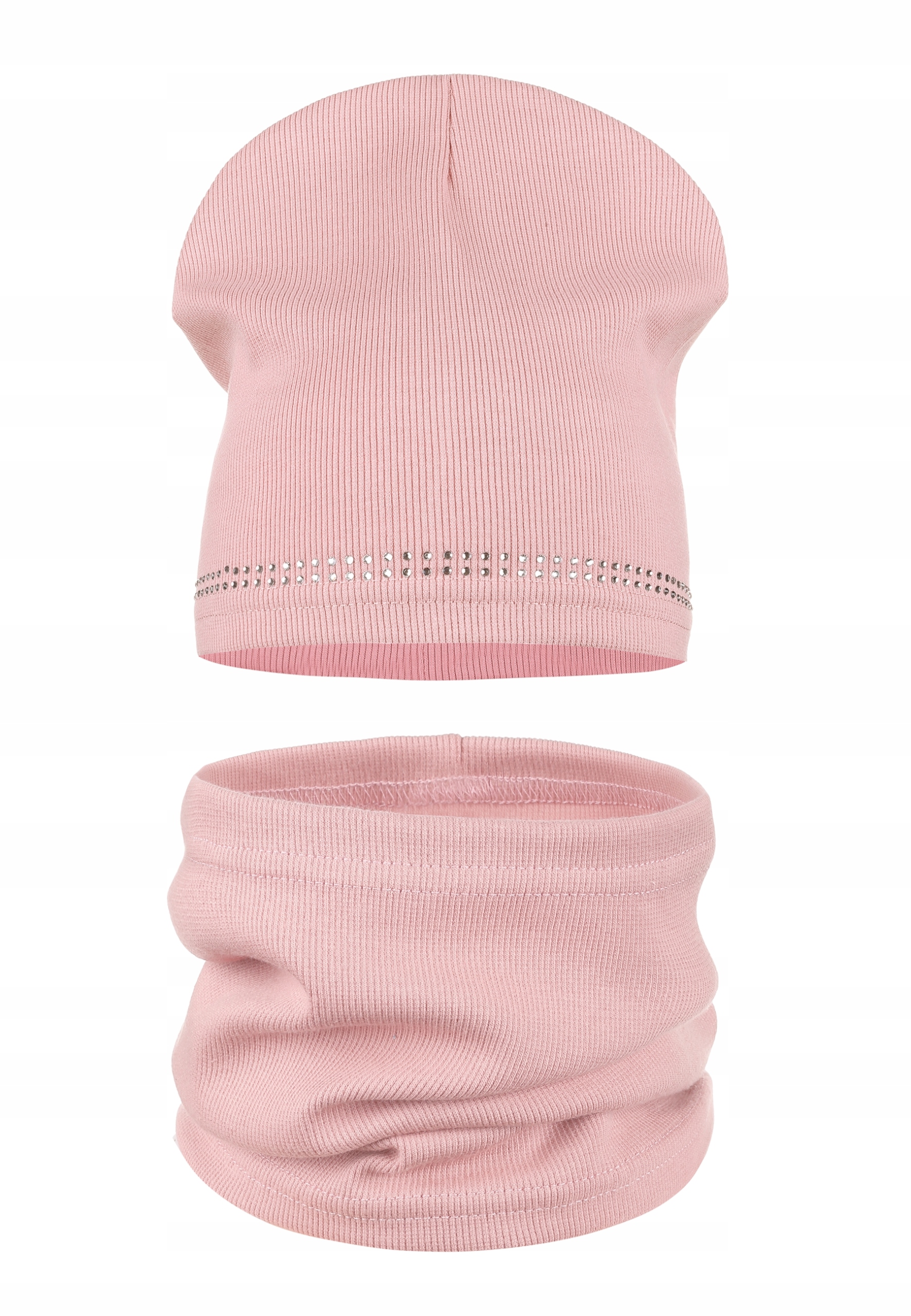 

Majka Komplet Dziewczęcy Czapka Beanie + Komin