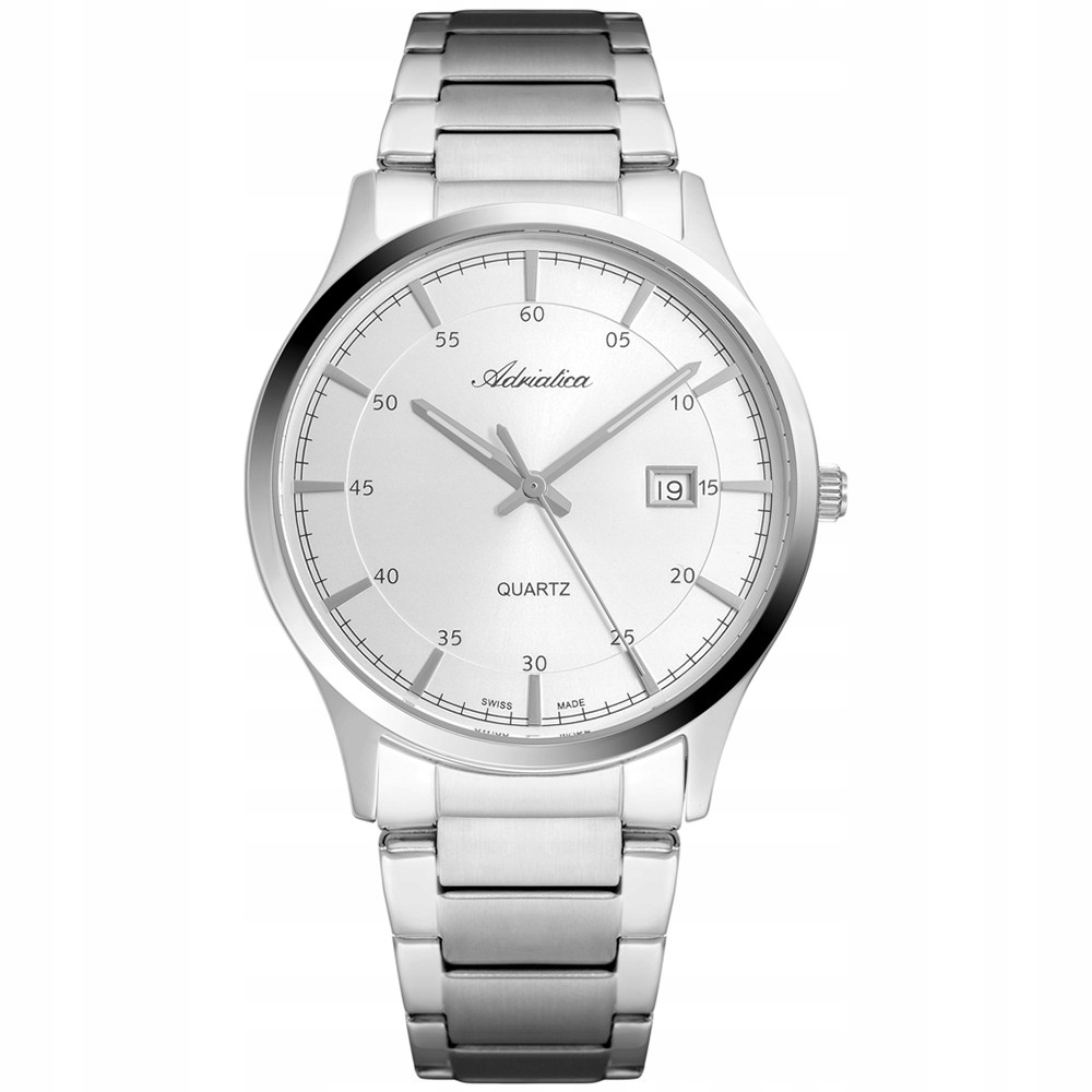 Pánské Hodinky Adriatica A8302.5113Q stříbrný náramek