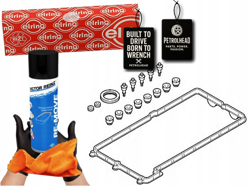 Sada Těsnění Víka Ventilů Bmw 5 (E60) 5 (E6 #Petrolhead Pro+ Kit11