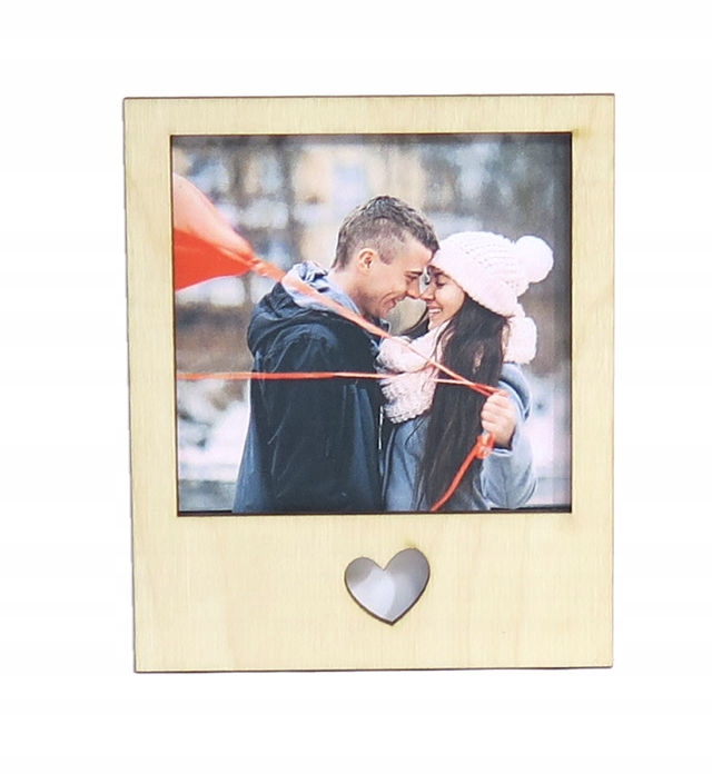 

Ramka Na Zdjęcie Sklejka Serce Decoupage MA29