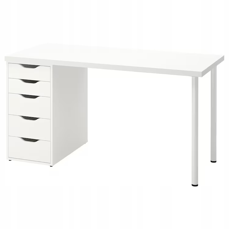Biurko IKEA LAGKAPTEN ALEX 140 x 60 x 73 cm biały