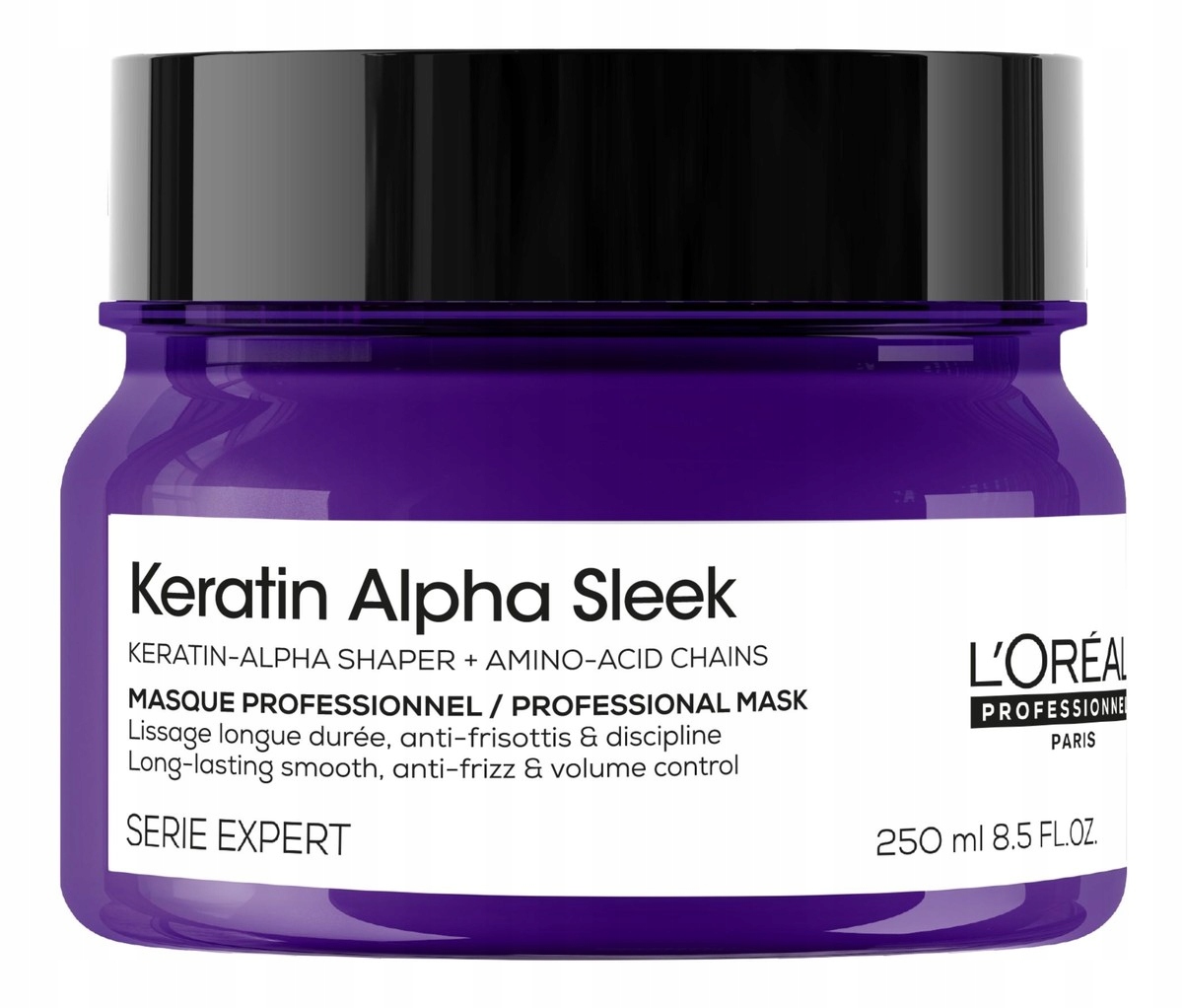 L'Oreal Paris Keratin Alpha Sleek vyhlazující maska na vlasy 250 ml