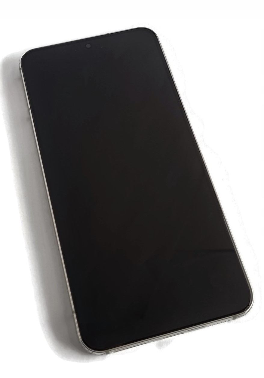 Org LCD displej originálny s rámčekom Samsung Galaxy S22 (SM-S901) biely