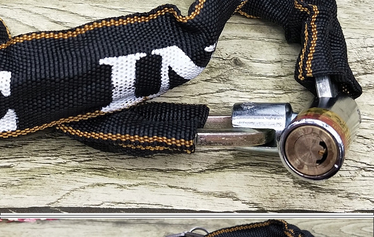 BLOKADA ROWEROWA NA ROWER MOTOR ZAPIĘCIE DO ROWERU ŁAŃCUCH ZABEZPIECZENIE Marka Korbi