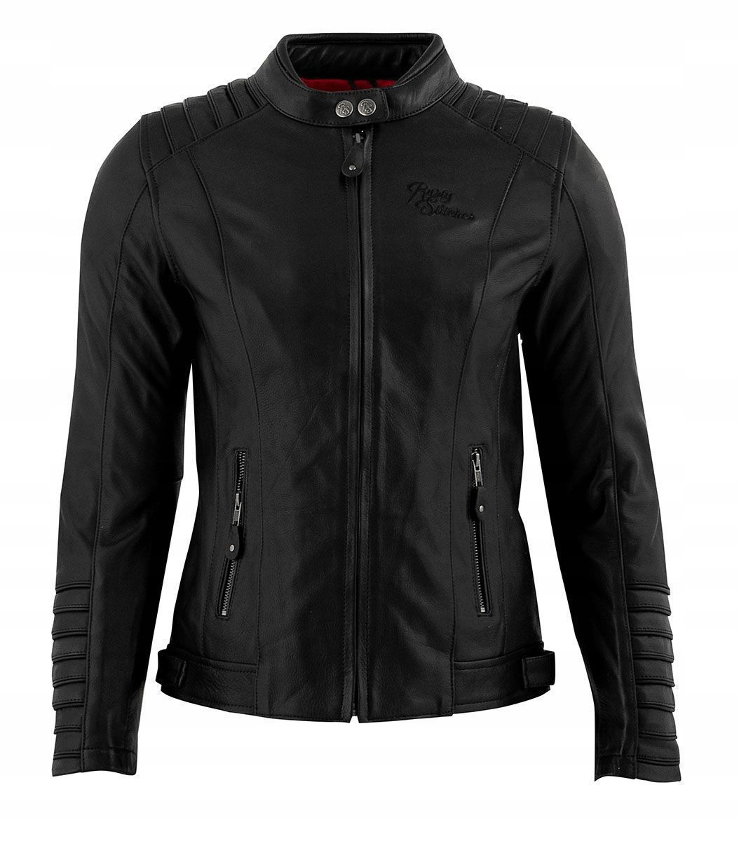 Dámska motocyklová bunda z kože 100 % byvolej kože Rusty Stiches r.XL