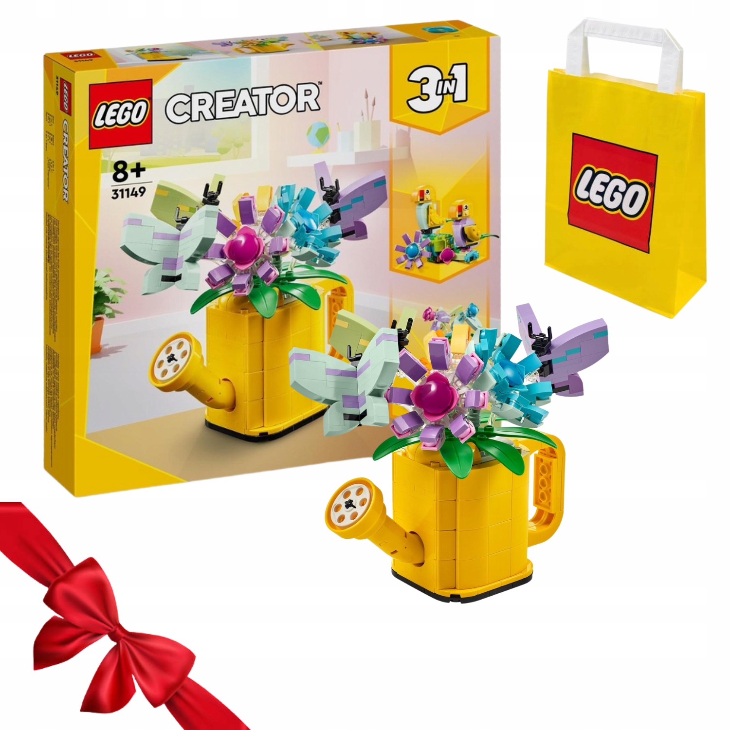 Zestaw Klocków Lego Creator 3 W 1 31149 Kwiaty W Wazonie Top