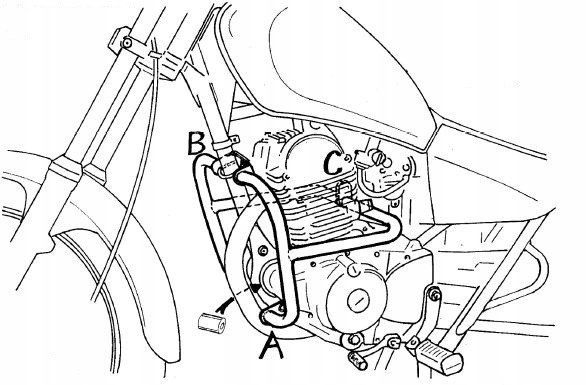 MB Gmole Hepco Becker для Yamaha SR 125
