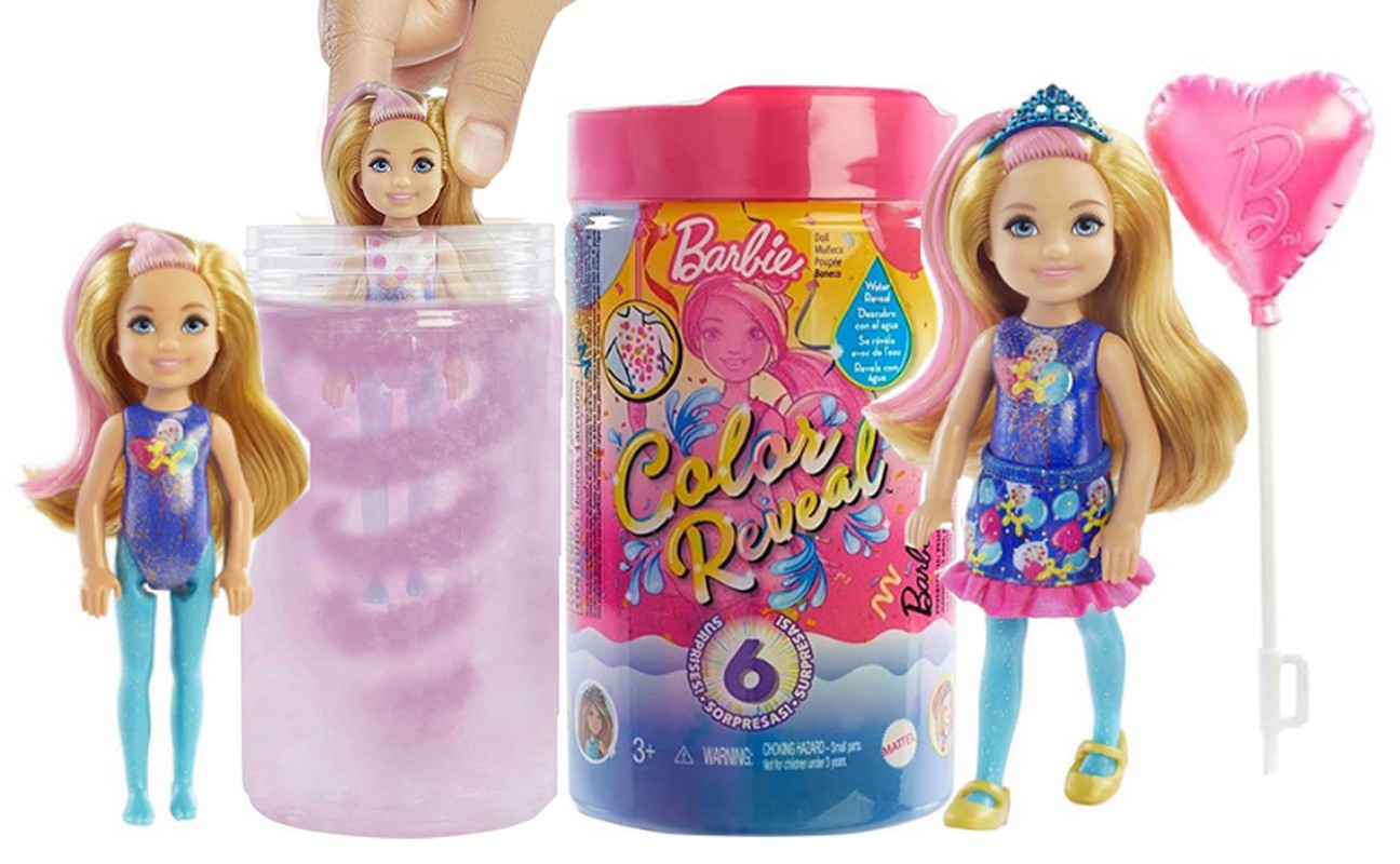 

Barbie Chelsea Kolorowa Niespodzianka Imprezowa