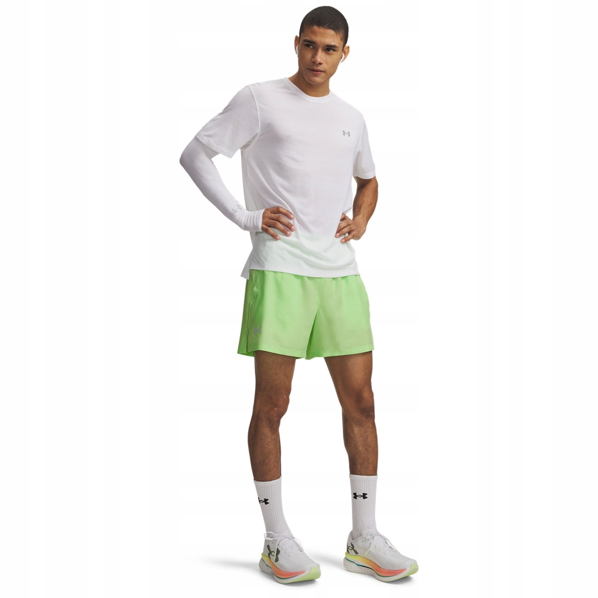 Męskie spodenki do biegania Under Armour Ua Launch 5'' Short Zielony M