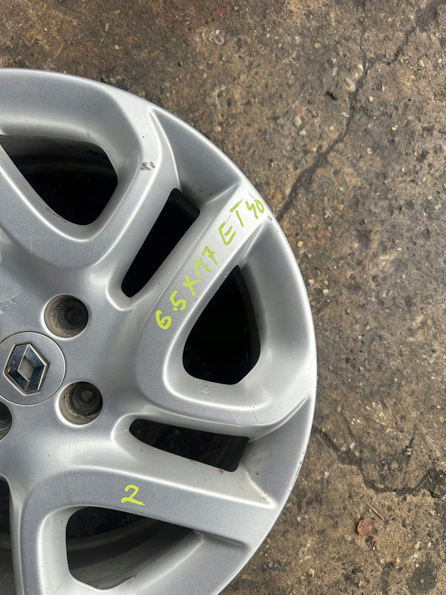 RENAULT CAPTUR e LIFT CERCHIO di alluminio 17" 4X100 ET40