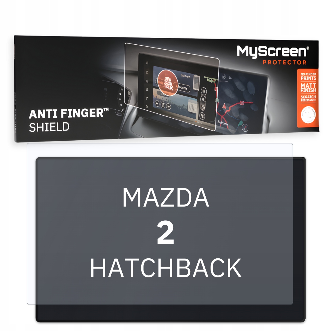 Matná fólie pro Mazda 2 Hybrid Hatchback 2022 7" MyScreen Anti Finger
